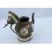 1960s Brass & Bone Tea kettle middle east handmade tea pot