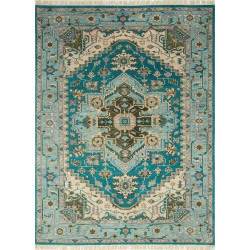 Savana Light Turquoise Hand Knotted 200 * 200 Rugs