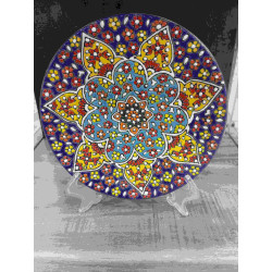 20 CM Handmade Hand Painted Traditional Persian Plate