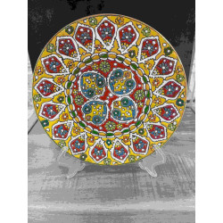 20 CM Handmade Hand Painted Traditional Persian Plate