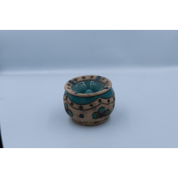 Hand Painted Pottery small Ashtray